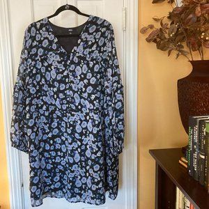 Ellos Floral Prairie Ruffle Dress NWOT